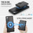 JEEHOOD For Samsung Galaxy S20 FE Case  J09 RFID Blocking Card Holder Leather Back Phone Cover Magnetic Case - Black - 7