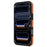 For iPhone 18 Pro / 17 Pro Case Ring Kickstand PU + TPU Card Holder Phone Cover - Orange - 2