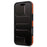 For iPhone Air Case Ring Kickstand PU + TPU Card Holder Phone Cover - Orange - 2