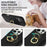 For iPhone 17 Case Ring Kickstand PU + TPU Card Holder Phone Cover - Black - 7
