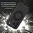 For iPhone 18 Pro / 17 Pro EVA Phone Case Compatible with MagSafe Kickstand Protective Cover - Black - 3