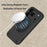 For iPhone 18 Pro / 17 Pro EVA Phone Case Compatible with MagSafe Kickstand Protective Cover - Black - 5