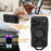 For iPhone 18 Pro / 17 Pro EVA Phone Case Compatible with MagSafe Kickstand Protective Cover - Black - 7