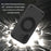 For iPhone 17 EVA Phone Case Compatible with MagSafe Kickstand Protective Cover - Black - 3
