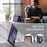 JEEHOOD For Samsung Galaxy Note10+ 4G Case  J09 RFID Blocking Card Holder Leather Back Phone Cover Magnetic Case - Purple - 4