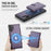 JEEHOOD For Samsung Galaxy Note10+ 4G Case  J09 RFID Blocking Card Holder Leather Back Phone Cover Magnetic Case - Purple - 7