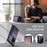 JEEHOOD For Samsung Galaxy Note20 Ultra Case  J09 RFID Blocking Card Holder Leather Back Phone Cover Magnetic Case - Purple - 4
