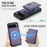 JEEHOOD For Google Pixel 9 Pro XL Case  J09 RFID Blocking Card Holder Leather Back Phone Cover Magnetic Case - Purple - 7