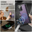 JEEHOOD For Samsung Galaxy Note20 Case  J09 RFID Blocking Card Holder Leather Back Phone Cover Magnetic Case - Purple - 6