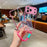 For iPhone 18 Pro / 17 Pro Case Clear Colorful Frame Drop-Proof TPU + PC Phone Back Cover with Lens Film  /  Strap - Pink - 2