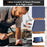 For Samsung Galaxy S25 FE Case L-Shaped Grid Pattern Leather Stand Phone Cover with Card Slots - Blue - 5