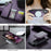 JEEHOOD For iPhone 17 Case  J05 Leather Mobile Cover with Detachable Magnetic Card Bag - Purple - 7