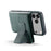 FIERRE SHANN 028 For iPhone 17 Pro Case Magnetic Detachable Card Slots Leather Back Cover - Green - 3