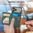 FIERRE SHANN 028 For iPhone 17 Pro Case Magnetic Detachable Card Slots Leather Back Cover - Green - 6