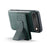FIERRE SHANN 028 For iPhone Air Case Kickstand Leather Back Cover with Magnetic Detachable Card Slots - Green - 3