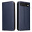 FIERRE SHANN For iPhone Air Case PU Leather Flip Stand Wallet Phone Cover - Blue - 1