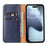 FIERRE SHANN For iPhone Air Case PU Leather Flip Stand Wallet Phone Cover - Blue - 2