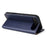 FIERRE SHANN For iPhone Air Case PU Leather Flip Stand Wallet Phone Cover - Blue - 3