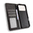 For iPhone 18 Pro / 17 Pro Leather Case Wallet Stand Retro Texture Phone Cover - Black - 5
