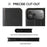 FIERRE SHANN For iPhone 17 Pro Max Case Wallet Stitching Craft Genuine Cow Leather Phone Cover - Black - 7