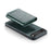 FIERRE SHANN FS030 For iPhone Air Magnetic Case Tri-Fold Wallet Leather Back Cover with Card Holder - Green - 4