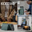 FIERRE SHANN FS030 For iPhone Air Magnetic Case Tri-Fold Wallet Leather Back Cover with Card Holder - Green - 7