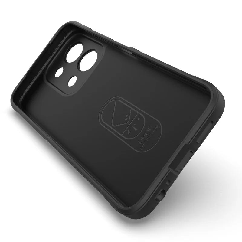 WANLONFENG For Xiaomi Redmi 15C 4G (EU) (173mm) / Xiaomi Redmi 15C 5G (EU) (173mm) TPU Case  HD Series Anti Slip Phone Cover with Tempered Glass - Black - 3