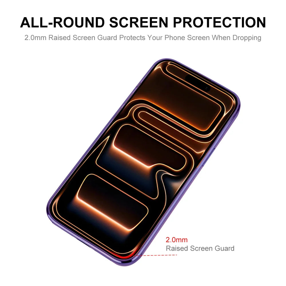 ENKAY HAT PRINCE For iPhone 17 Pro Magnetic Clear Case   Shockproof TPU Phone Cover with Lens Film - Pink - 3