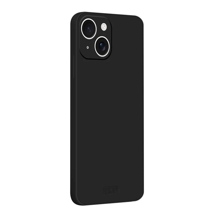 MOFI For iPhone 14 Case  Skin Touch Soft TPU Protective Phone Cover - Black - 1