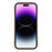 For iPhone 14 Pro Phone Case Heart Pattern TPU Shockproof Protective Cover - Brown - 2
