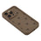 For iPhone 14 Pro Phone Case Heart Pattern TPU Shockproof Protective Cover - Brown - 4