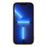For iPhone 13 Pro Phone Case Heart Pattern TPU Shockproof Protective Cover - Brown - 2