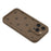 For iPhone 12 Pro Max Phone Case Heart Pattern TPU Shockproof Protective Cover - Brown - 5