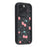 For iPhone 13 Pro Case Aesthetic Pattern Print TPU Shockproof Phone Cover - Cherry / Black - 1