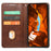 For T-Mobile REVVL 8 Case Hidden Magnetic Closure Calf Texture Leather Phone Cover - Brown - 2