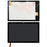 For Blackview Tab 8 WiFi OEM Grade S LCD Screen and Digitizer Assembly + Frame (Without Logo) - Black - 1