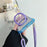 For iPhone 17 Pro Max Magnetic Case Ring Kickstand TPU + PC Phone Cover with Lanyard - Gradient Blue  /  Pink - 4
