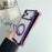 For iPhone 17 Pro Magnetic Case Ring Kickstand TPU + PC Phone Cover - Gradient Pink  /  Purple - 2