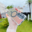 For Samsung Galaxy Z Fold7 5G Magnetic Case Cute Fluorescent Design TPU Acrylic Phone Back Cover - Black - 2