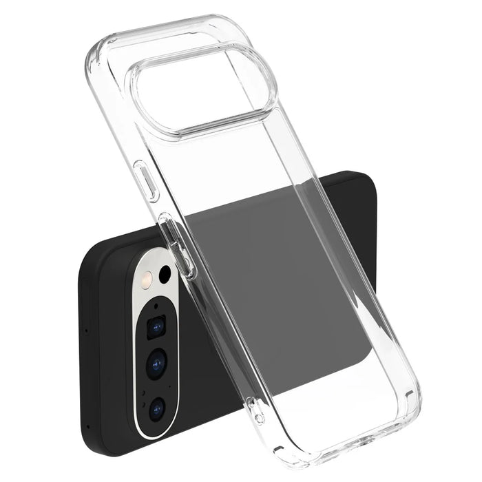 LEREACH TOC Series for Google Pixel 10 / 10 Pro Case TPU + Acrylic Phone Cover - Transparent - 1