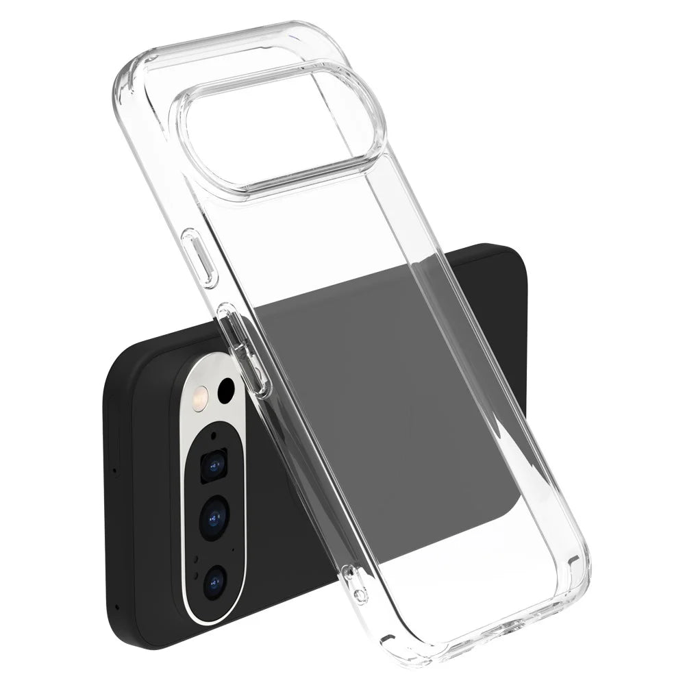 LEREACH TOC Series for Google Pixel 10 Pro XL Case TPU + Acrylic Phone Cover - Transparent - 1