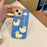 For iPhone 15 Silicone Case Cute Cloud Swing Duck Design Shockproof Phone Back Cover - 1