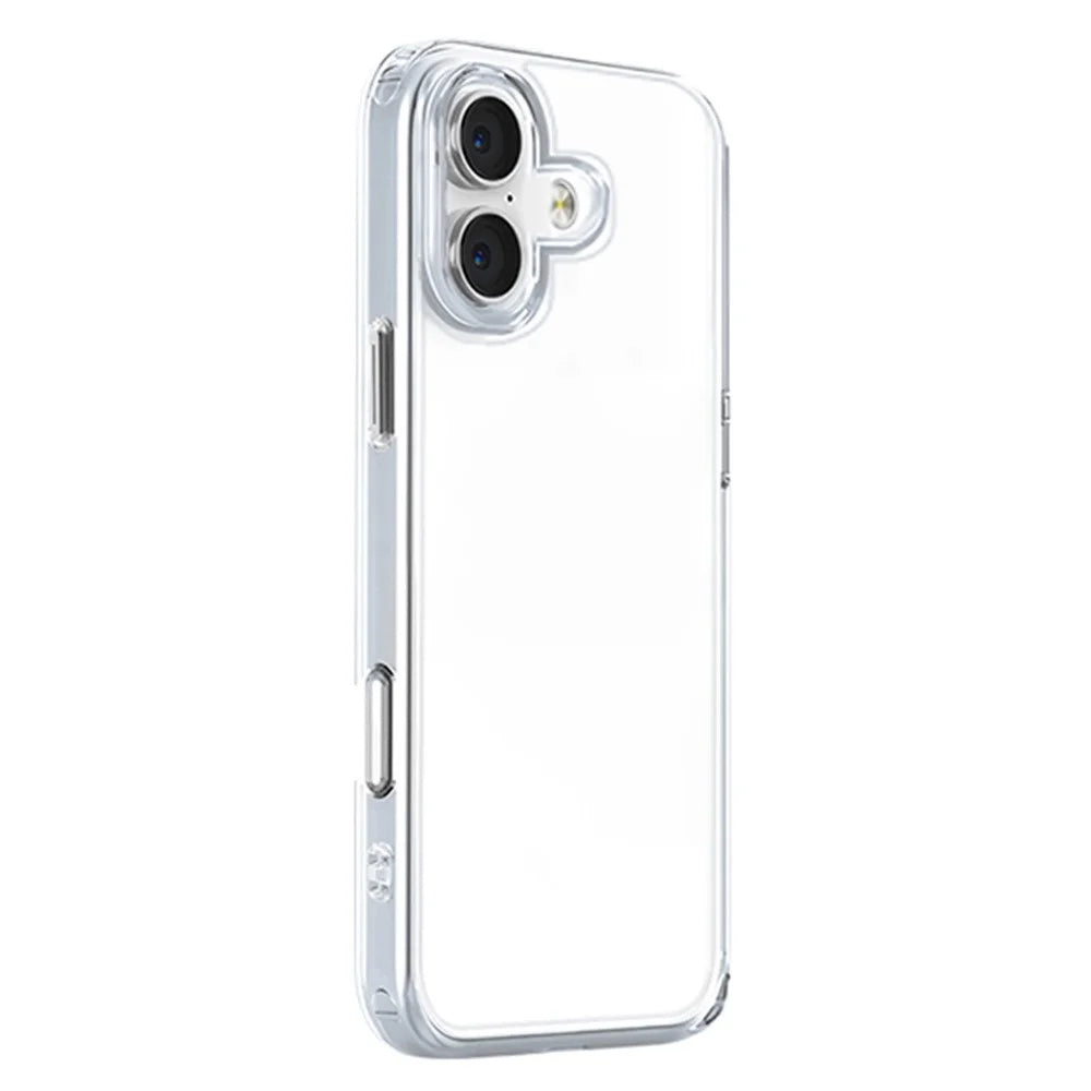 COTECi For iPhone 17 Clear Phone Case AI Camera Cutout Shockproof TPU PC Back Cover - 1