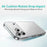 COTECi For iPhone 17 Pro Clear Phone Case AI Camera Cutout Shockproof TPU PC Back Cover - 3