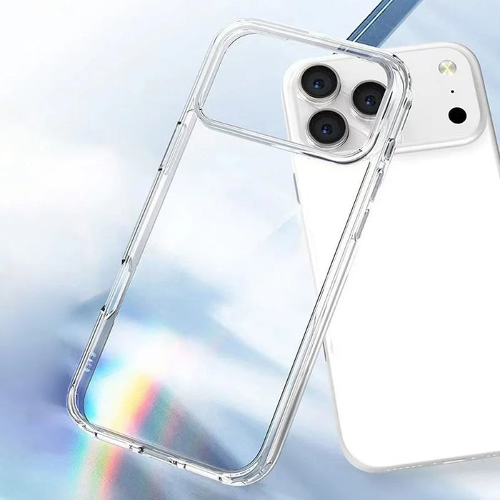COTECi For iPhone 17 Pro Clear Phone Case AI Camera Cutout Shockproof TPU PC Back Cover - 5
