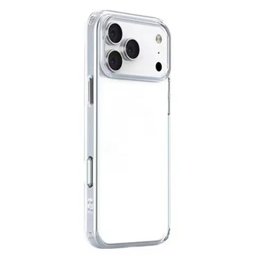 COTECi For iPhone 17 Pro Max Clear Phone Case AI Camera Cutout Shockproof TPU PC Back Cover - 1