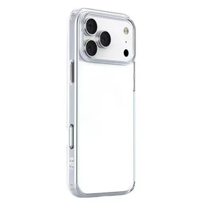 COTECi For iPhone 17 Pro Max Clear Phone Case AI Camera Cutout Shockproof TPU PC Back Cover - 1