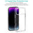 COTECi For iPhone 17 Pro Max Clear Phone Case AI Camera Cutout Shockproof TPU PC Back Cover - 2