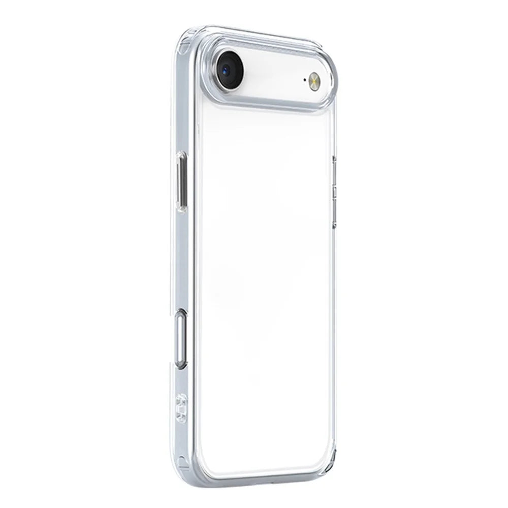 COTECi For iPhone Air Clear Phone Case AI Camera Cutout Shockproof TPU PC Back Cover - 1