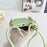 For iPhone 18 Pro / 17 Pro Case Liquid Silicone Protective Phone Cover with Crossbody Lanyard - Light Green - 5